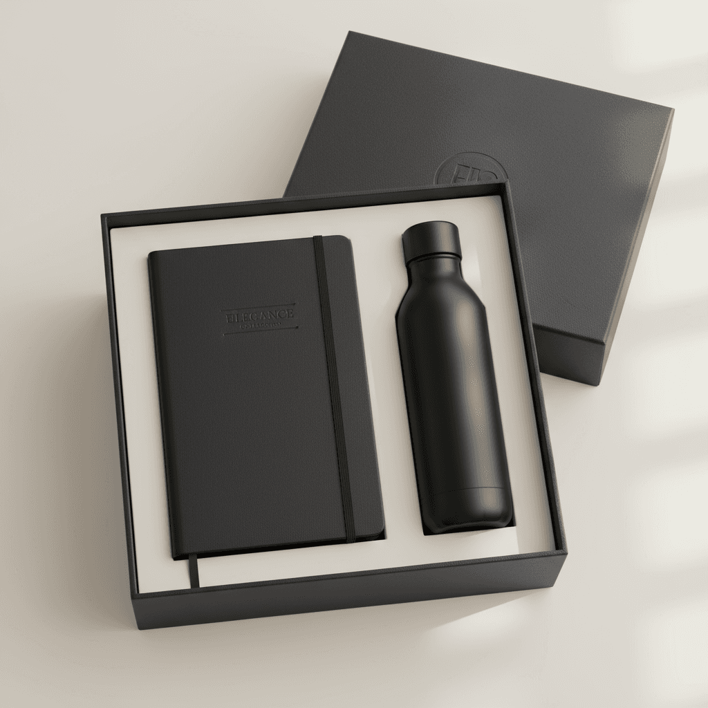 Gift sets with premium bottles and accessories