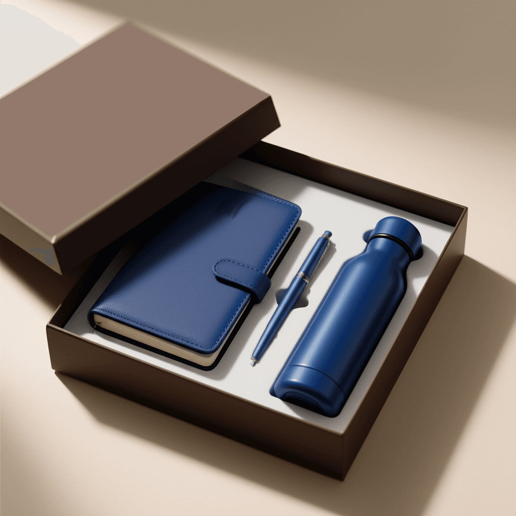 Professional corporate gift sets and custom diaries